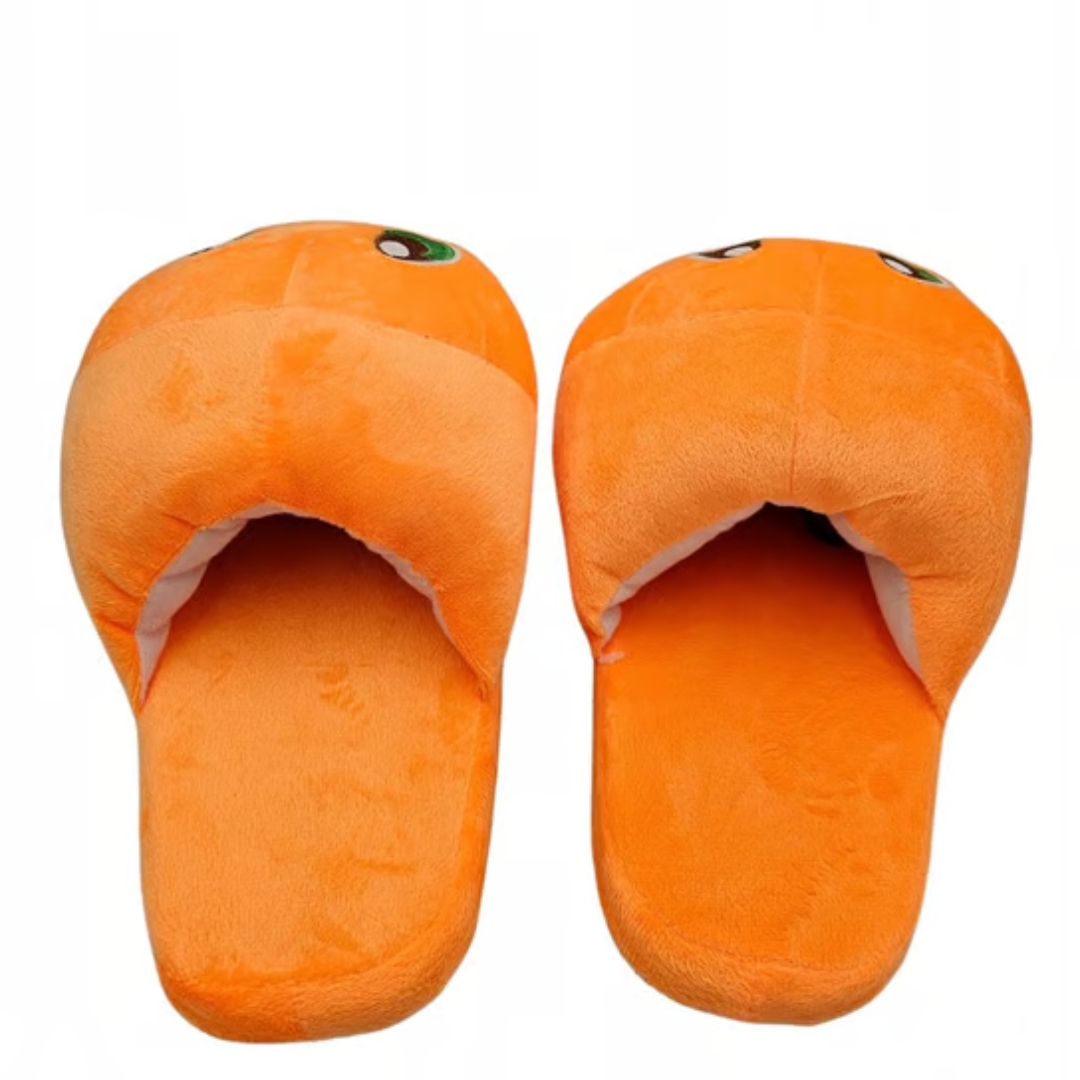 Warm Charmander character slippers for adult fans